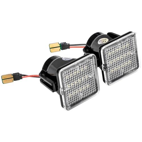 Image of LED License Plate Light Lamp Compatible with 2016-2023 Toyota Tacoma, 2014-2021 Toyota Tundra Pickup Truck, 6000K White License Plate Lights Tag Lamp, Pack of 2