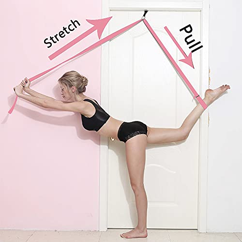tchrules Leg Stretcher, Door Flexibility & Stretching Leg Strap - Great for Ballet Cheer Dance Gymnastics or Any Sport Leg Stretcher Door Flexibility Trainer Stretching Equipment