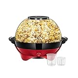 Recipiente ventilado: las rejillas de ventilación del recipiente permiten que la humedad se escape, creando palomitas de maíz calientes, frescas y crujientes.