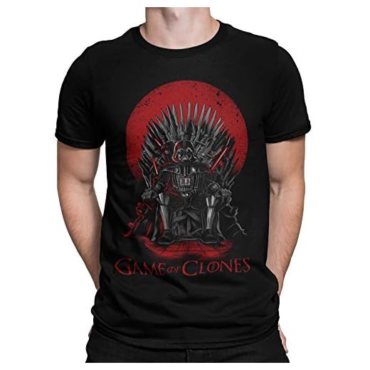 Camisetas La Colmena 035 - Game of Clones (Negro - XXL)