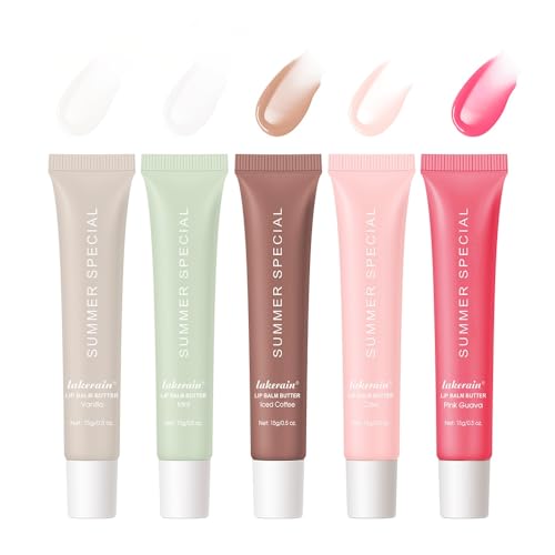 5-Color Summer Special Butter Lip Balm Set-Shea Butter & Avocado