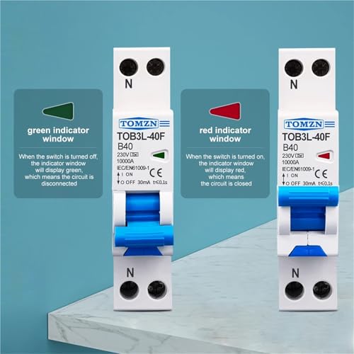 Interruptor diferencial B16A con 10KA de poder de corte y protección contra fugas 3