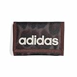 Dimensiones: 255 mm x 130 mm adidas Unisex - Adulto Linear Graphic Wallet, Earth strata/Shadow Brown, One Size