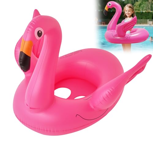 Rosa Flamingo Aufblasbare Schwimmring Für Babys 6-36 Monate Flamingo Sitzring Mit Baby-Sitz, Kinder Schwimmhilfe Für Pool, Strand & Meer Sicherer Tier Schwimmring Für Kleinkinder
