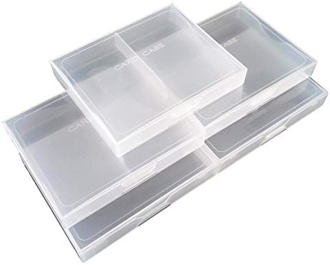 Amazon 名刺ケース 名刺入れ 100枚 プラスチック 薄型 50枚 2列 Pp樹脂 半透明 Biz Mash 5個 名刺ケース 整理箱 文房具 オフィス用品