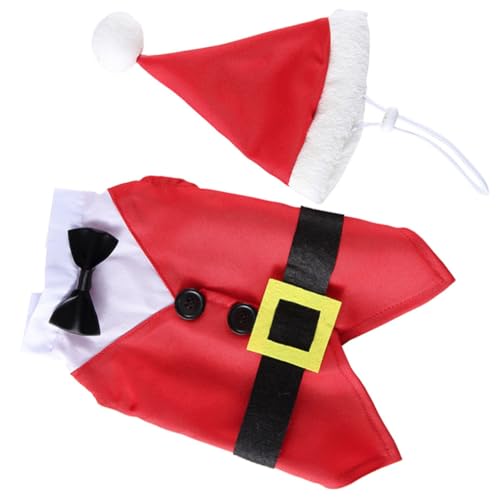 Disfraz de Navidad para perro POPETPOP con gorro y ropa