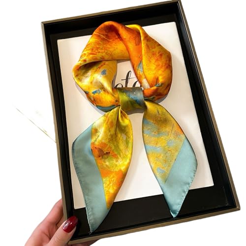 Head Scarf for Women Soft Like Silk Scarf and Versatile Neck Scarves Dressy Fashion Accessories Gift