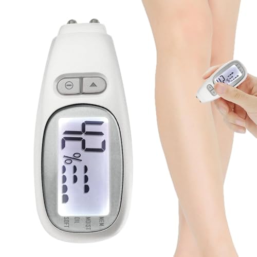 Soins de la peau personnels réussis avec le cornéomètre d'hydratation LCD