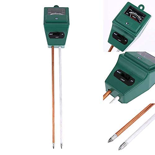 3 in 1 Soil Tester Soil Moisture ph Meter Test Kit with Light Gauge Function Soil Analyzer Detector for Testing PH Acidity Moisture Sunlight Intensity Garden Farm Lawn Plant Flower-image-45