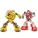 JIGFLY G1 Animation Transformer Bumblebee/Glodbug e cliffjumper Trasparenti Autobot Autobot playset su Piccola Scala Modello Robot Ko. Versione Azione Figura
