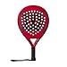 Wilson Pro Staff Team, WR032921U2 Racchetta da Padel, Fibra di Vetro e EVA, 370 g, Nero/Rosso