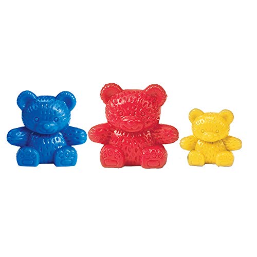 Osos de peluche plásticos Three Bear Family Learning Resources conteo 5