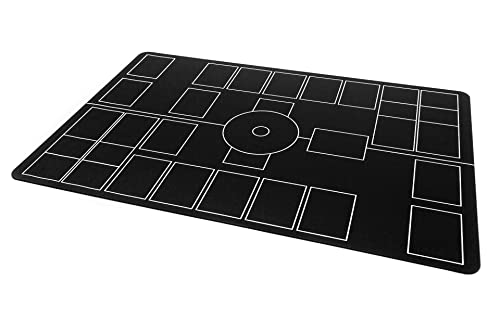 Tapis de Jeu de Cartes Minimaliste Compatible avec Pokémon TCG - 2 Joueurs