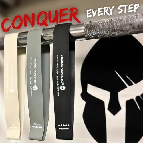 Rising Warrior Toe Stretcher Bands | Bunion Relief, Foot Stretcher, Toe Spacers for Hallux Valgus | Resistance Bands for Strengthening Toes & Feet | Men’s & Women’s Yoga Toe Strap