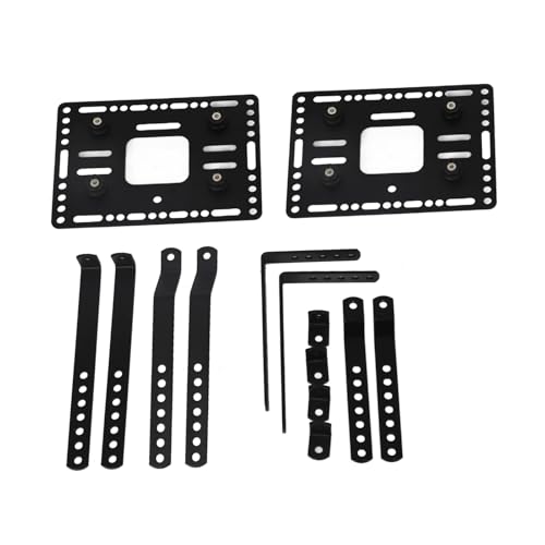 KIMISS Soportes de Montaje para Alforjas Duras de Motocicleta Universal, Liberación Rápida Izquierda/Derecha para Caja Lateral de 18L, Compatible con la Mayoría de Motos miniatura 1