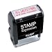 StampExpression - All Sales Final No Returns or Exchanges Office Self Inking Rubber Stamp - Red Ink (A-5853)