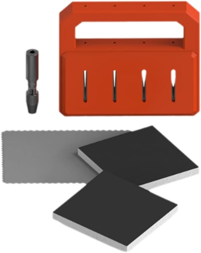 Airbrush Needle Repair and Sharpening Tool Kit - Maintenance & Polishing Accessories for 0.2mm, 0.3mm, 0.5mm Needles