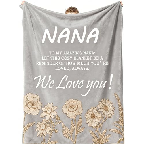 Stowetry 50 X 60 Flannel Blanket Nan Gifts Grandma Gifts