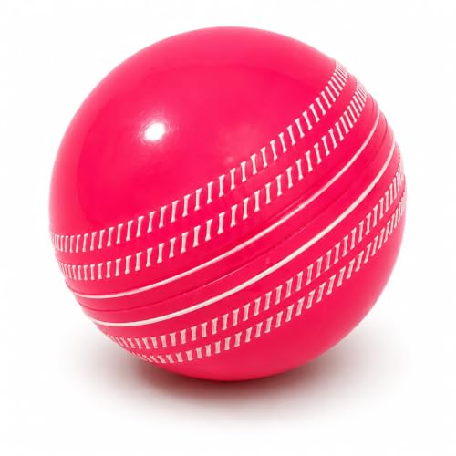 Image of I-10 Rubber Cricket Ball for Practice and Training | Synthetic Rubber Cricket Ball | High Bounce Cricket Practice Ball | Indoor Outdoor Use | Durable Cricket Coaching Ball | 110-120 g
