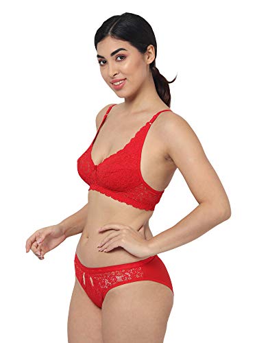 Image of SGC Sweden Women Mix Cotton Thongs Lingerie Set