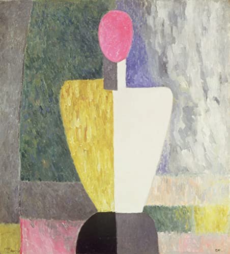Lienzo decorativo para pared de Torso de Malevich: arte vanguardista para un dormitorio elegante