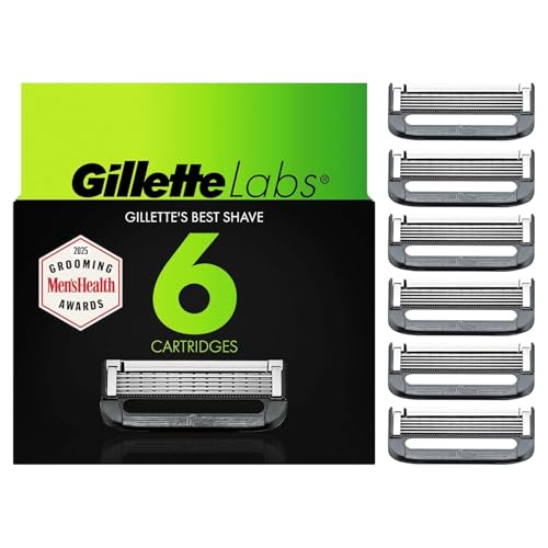 GilletteLabs Razor Blade Refills, 6 count