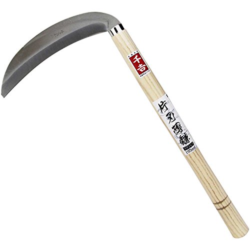 Senkichi Single-Edged Thin Sickle (Stainless Steel) 195mm (Japan Import)