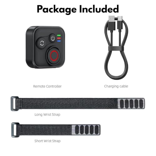 Image of ADOFYS Bluetooth Remote Control Compatible with DJI Osmo Action 4 /5 Pro /6 /360 Cameras