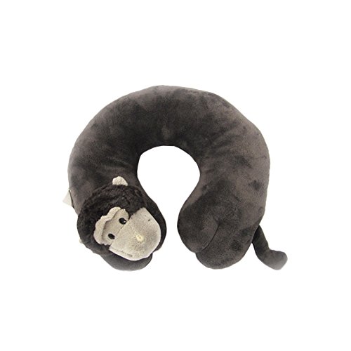 Almohada viaje de peluche forma animal 40x30x10 cm miniatura 1