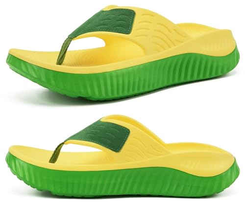 Image of KuaiLu Recovery Flip Flops for Women Sport Thong Sandals