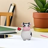 Zoom IMG-1 gleavi statuina di mucca intagliata Zoom IMG-1 gleavi statuina di mucca intagliata