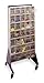 Quantum Storage Systems - QFS248-305+QFS400GY - Mobile Double Sided Tip Out Bin Rack, Gray, 52 inH x 16 inL x 23 5/8 inW, 1EA