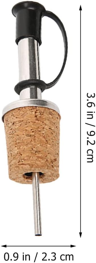 Hemoton 8pcs Wine Pourer and Cork Stopper Reusable Wine Accessory for Easy Pouring and Freshness Preservation for Parties and Everyday Use