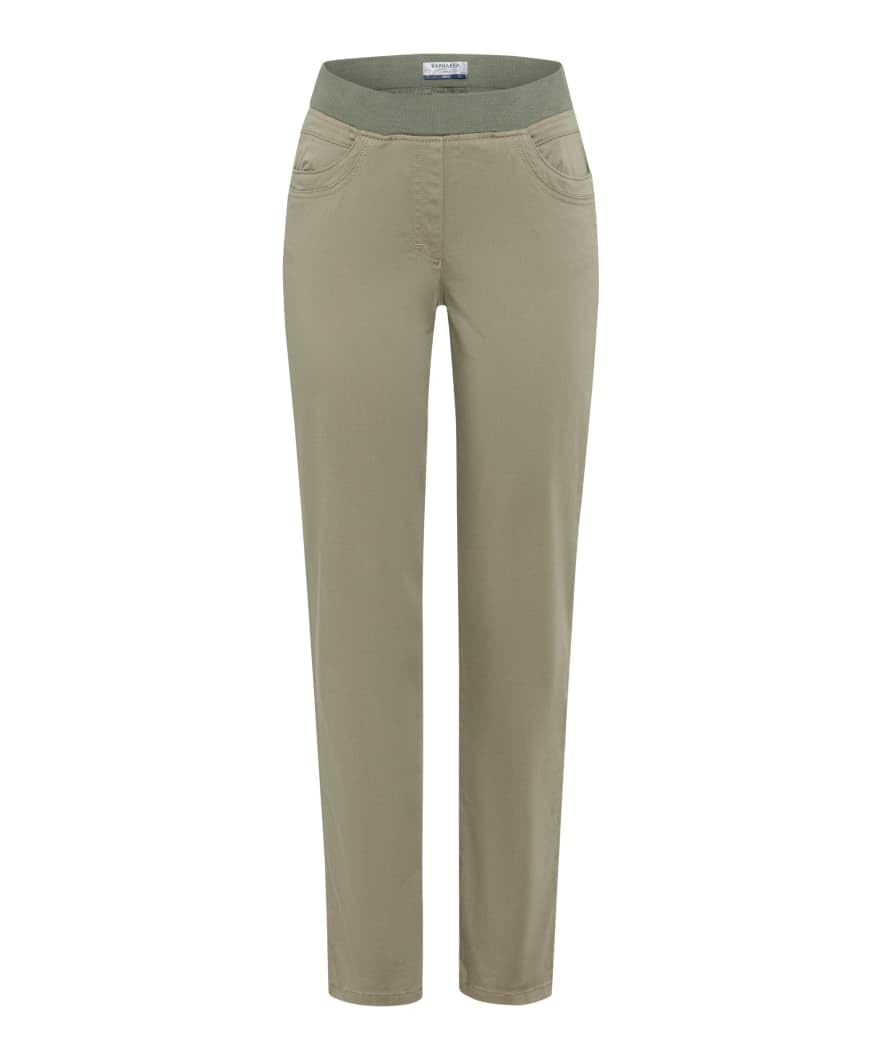 Raphaela by Brax Women's Pamina Fun Super Dynamic Cotton Pigment Trouser, 37 Reed, 27W x 32L