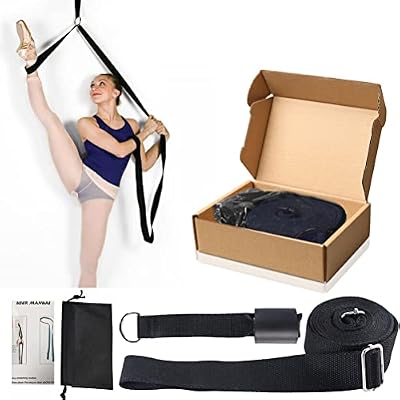 Leg Stretcher, Door Flexibility & Stretching Leg Strap - Great for Ballet Cheer Dance Gymnastics or Any Sport Leg Stretcher Door Flexibility Trainer Premium Stretching Equipment