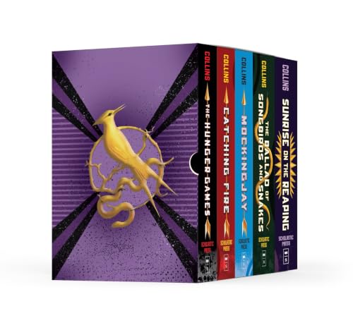 Hunger Games 5-Book Hardcover Box Set (The Hunger Games, Catching Fire, Mockingjay, The Ballad of Songbirds and Snakes, Sunrise on the Reaping)