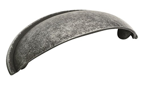 Amerock BP53019WI Cup Pulls 2-1/2 in (64 mm) Center-to-Center Wrought Iron Cabinet Cup Pull