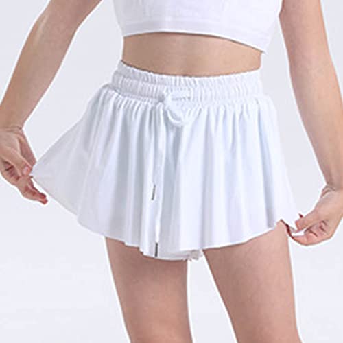 Short rodado para meninas shorts atléticos para crianças pequenas forro juvenil corrida esportes ati