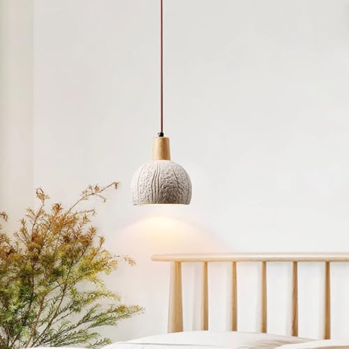 Cúpula de cemento Wabi-Sabi para iluminar comedores modernos con estilo rústico 3