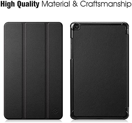 FINTIE SlimShell Case for Samsung Galaxy Tab A 8.0 2019 (SM-T290 / SM-T295), Super Thin Lightweight Magnetic Stand Cover for Samsung Galaxy Tab A8 8-Inch Tablet, Black