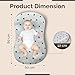 Baby Lounger Pillow, Snuggle me Lounger, Baby Lounger Pillow for Newborn, Snuggle me Organic, Baby co Portable, Newborn Pillow, Baby Pillow (2 Lounger Cover Included) (Rose)