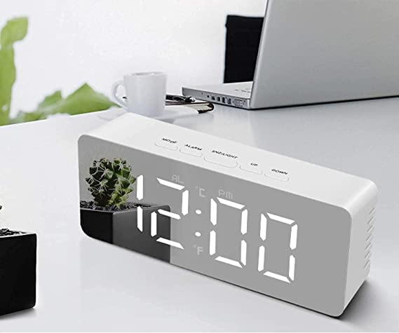 mitrah Mirror Digital Table Clock