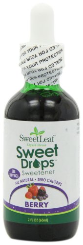 SweetLeaf Sweet Drops - Flavored Stevia Liquid Sweetener, Organic Stevia Extract, Zero Calories, Gluten Free, Keto Friendly, Non GMO, Natural Flavors, Sugar Alternative - Berry, 2 Fl Oz (Pack of 2)