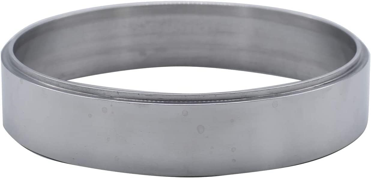 1 PC SHLPDFM 1" Aluminum Air Cleaner Spacer 5 1/8" Carburetor Opening Compatible with Edelbrock Holley Riser Rochester SBC BBC 302 350 454 Ford