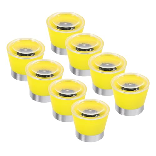 Cabilock 8pcs Plastic Grinder Cover Mill Lid Caps for Peppermills Pepper Grinder Seasoning Caps Outdoor Picnic Kitchen