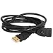 Mediabridge USB 2.0 - USB Extension Cable (6 Inches) - A Male to A Female with Gold-Plated Contacts