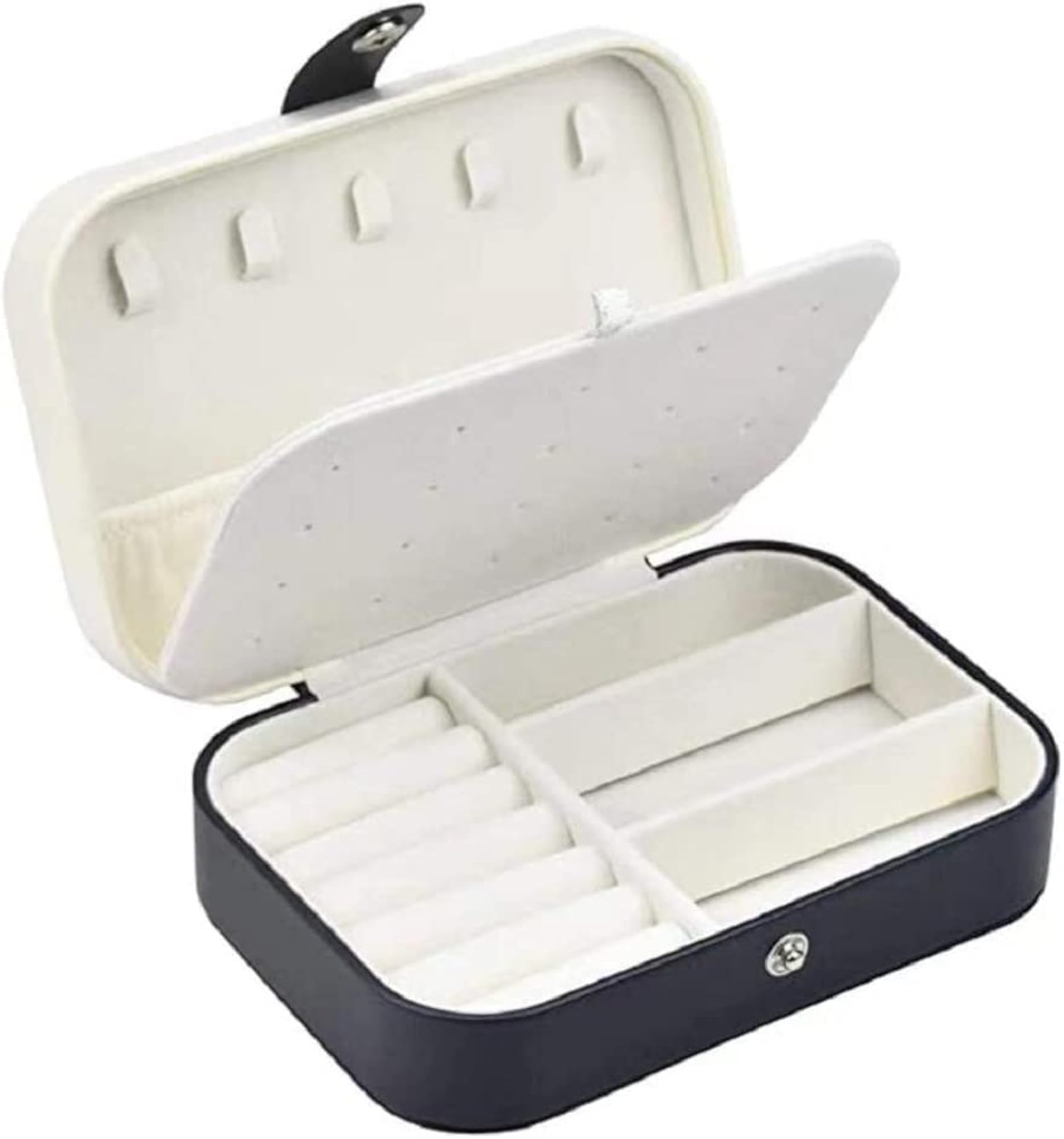 PU Leather Portable Travel Jewelry Storage Case
