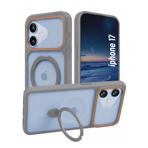 Image of AIBEX Back Cover Case for Apple iPhone 16 MagSafe Compatible | Slim Case with Wireless Charging Support Anti-Scratch, Shockproof, Anti-Fingerprint & Lightweight Military-Grade Protective Cover - Black