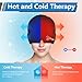 Migraine Relief Cap, All Around Gel Covered Reusable Headache Relief Cap, Black Migraine Cap for Headache Relief, Puffy Eyes