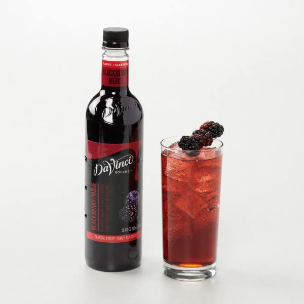 Image of DaVinci Gourmet Classic Blackberry Syrup, 25.4 Fl Oz (Pack of 2)